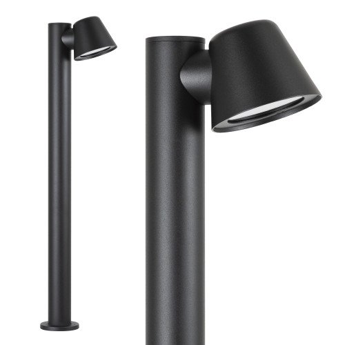 sokkellamp in moderne stijl kleur zwart 