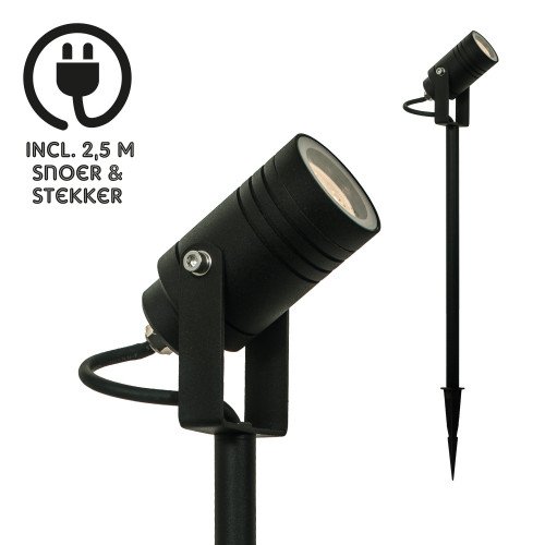 KS Beamy Black L inclusief GU10 LED lichtbron