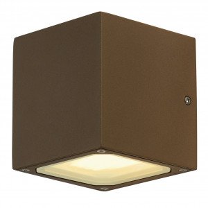 Wandlamp Sitra Cube Roest Kleur 2xgx53