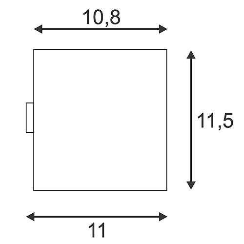 Buitenlamp Sitra Cube Wit 2xgx53