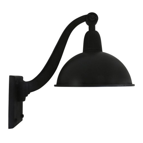 Retro wandlamp Halifax antique black | Nostalux.nl