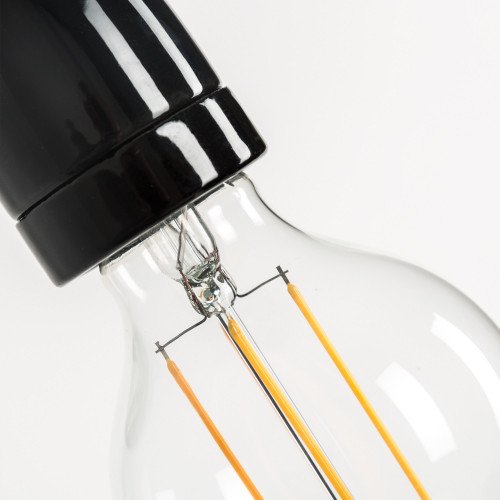 Retro lampen - wandlamp Nathalie hang zwart - Nostalux