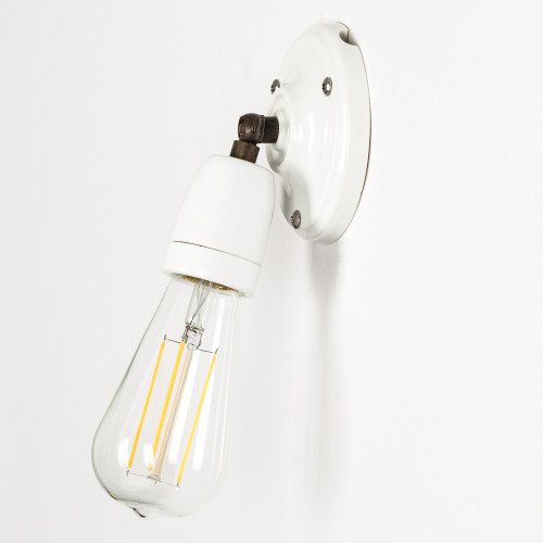 Retro wandlamp Esther wit