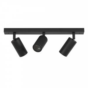 Opbouwspot Juno 3 zwart