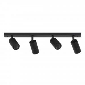 Opbouwspot Juno 4 zwart