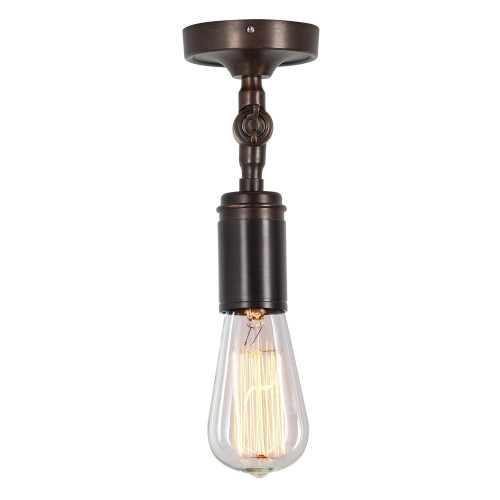 Wand/Plafondlamp Spot Emeli antiek brons