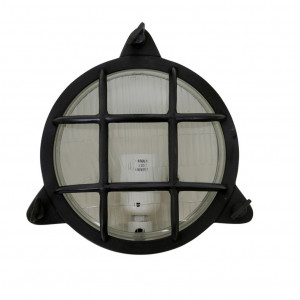 muur/plafond lamp Clipper antiek zwart