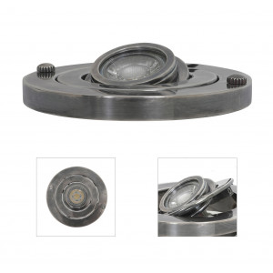 Plafondspot Nemo vintage Zilver