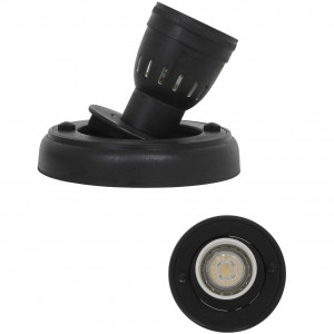 Plafondspot Troy vintage Zwart