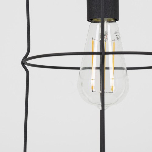 Benson hanglamp metaal zwart E27 industriële metalen lamp
