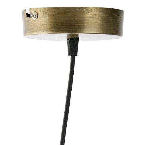 BePure simple hanglamp M glas antique brass | nostalux.nl