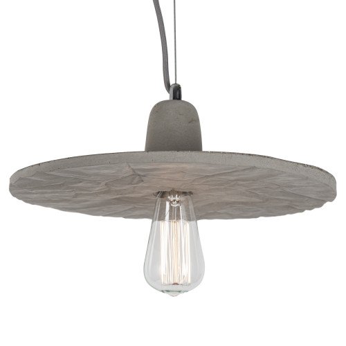 Paper hanglamp beton