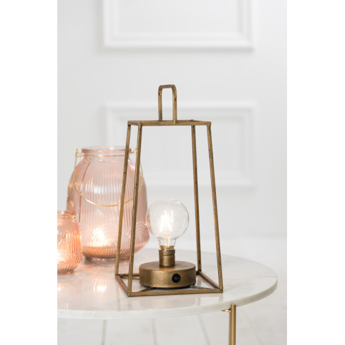 Tafellamp Fauve antiek brons met lamp