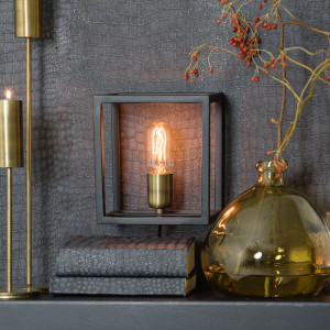 Wandlamp Glenny mat Zwart