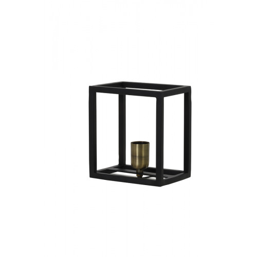 Wandlamp Glenny mat Zwart