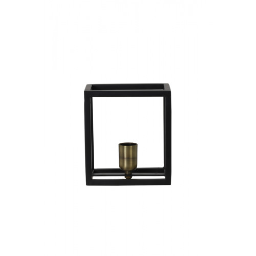 Wandlamp Glenny mat Zwart