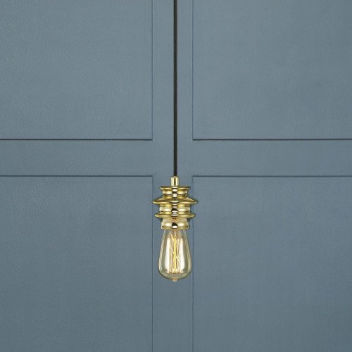  Hanglamp Fab 1-lichts messing