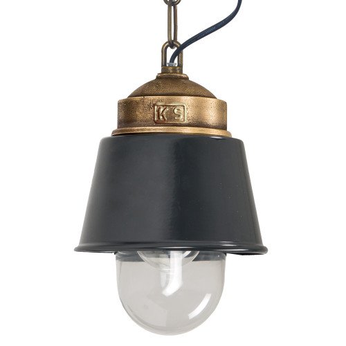 Hanglamp Industrieel brons/antraciet