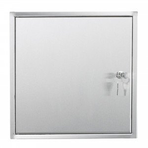 RVS brievenbus deur inbouw 1725 RVS brievenbus deur inbouw 1725