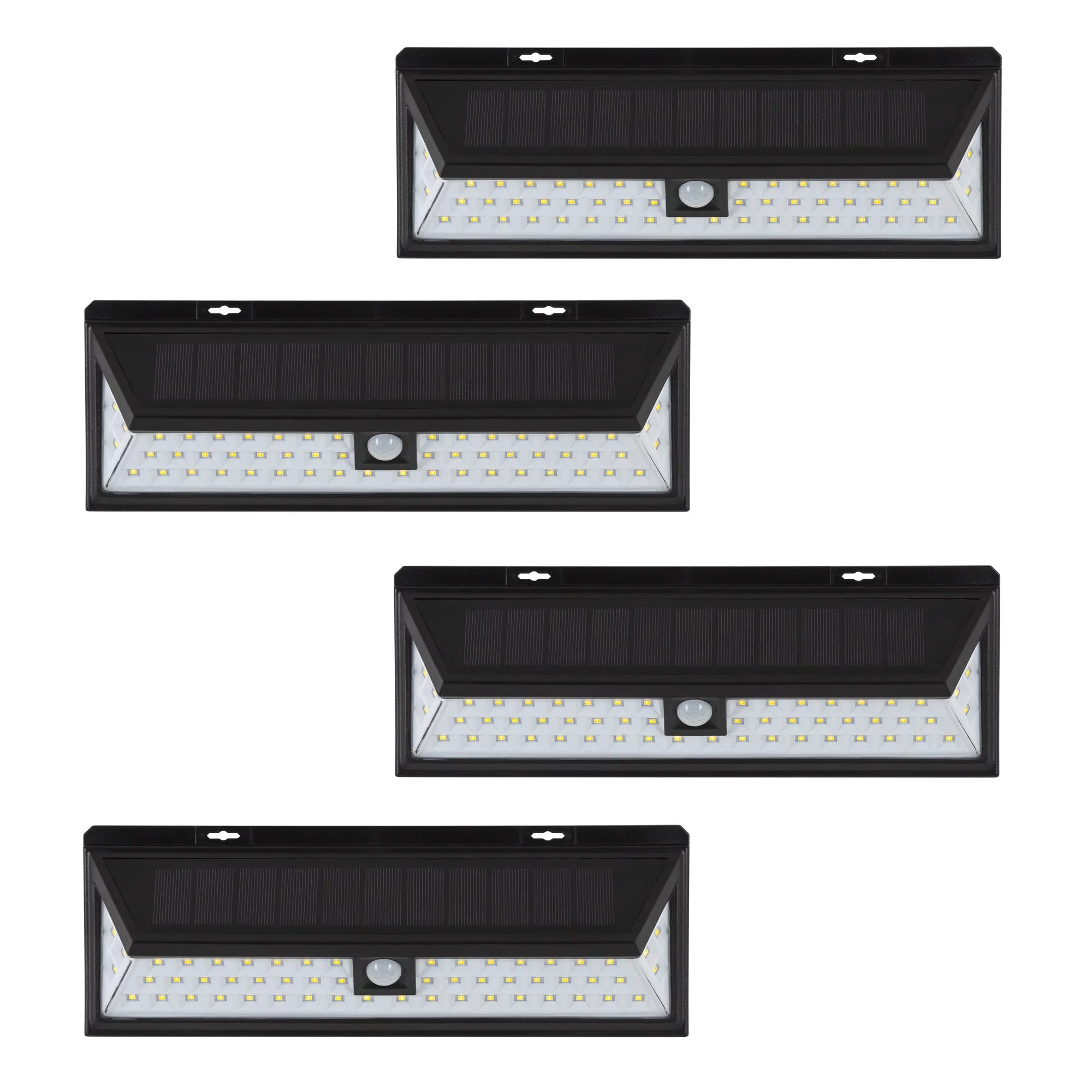 nipify 4 stuks led-solarlampen voor buiten, 3 modi, krachtige