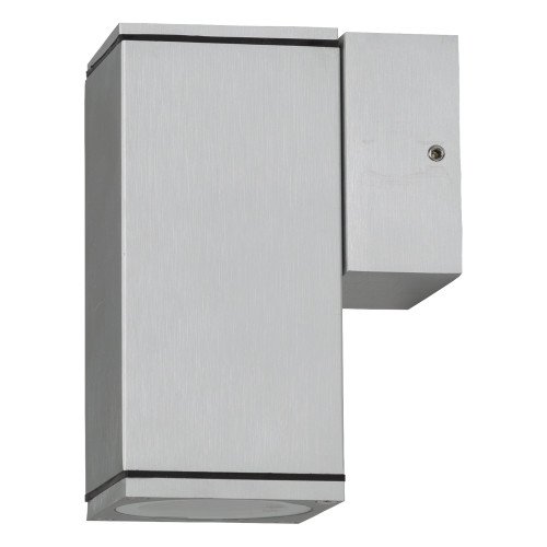 Wandspot Kevin Down titan geanodiseerd aluminium vierkante wandspot voor buiten van KS Verlichting - Downlighter actie inclusief led lichtbron GU10 - kwaliteitsverlichting