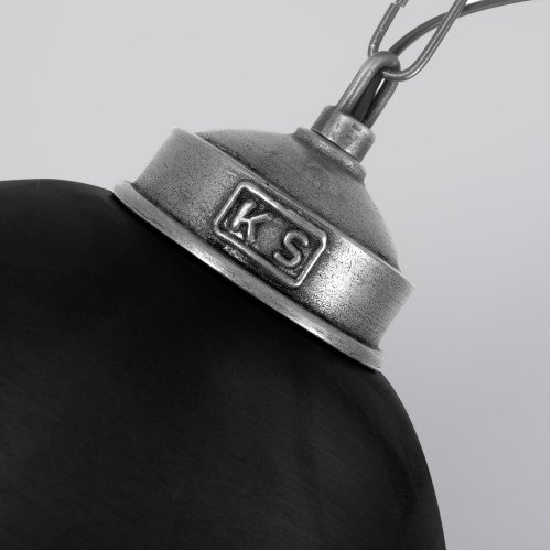 Hanglamp industrieel Loft ll zwart | Nostalux.nl