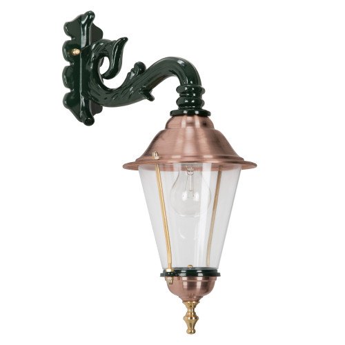 Klassieke buitenlamp Hoorn hang M rond