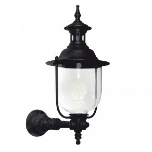 Buitenlamp Lindau L Aluminium luxe ronde muurlamp in klassieke stijl met glazen venster en aluminium frame Buitenlamp Lindau L Aluminium luxe ronde muurlamp in klassieke stijl met glazen venster en aluminium frame