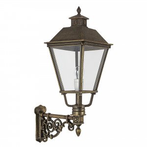 Muur lantaarn Katwijk M brons