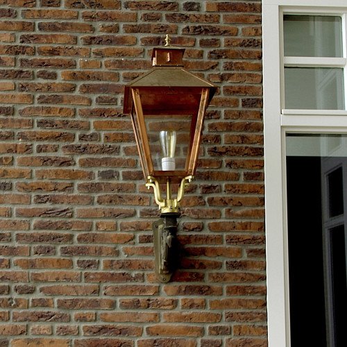 Muurlamp Brons