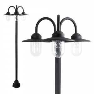 Dolce Retro 3 lichts Zwart - Buitenlamp KS Verlichting Dolce Retro 3 lichts Zwart - Buitenlamp KS Verlichting