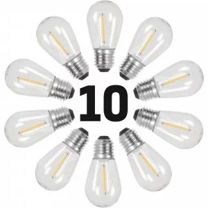 10-pack I-Led lichtbron 12v tbv lichtsnoer Party