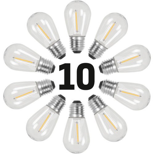10-pack I-Led lichtbron 12v tbv lichtsnoer Party