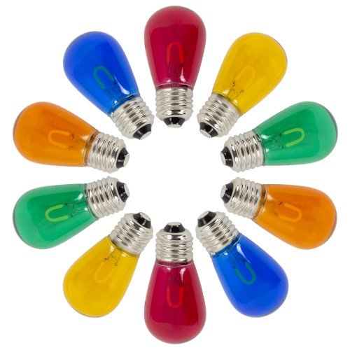 Feestverlichting LED Patio 10 kleur - 10 meter / 12 fittingen