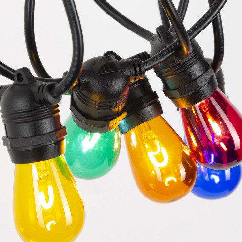 Feestverlichting LED Patio 10 kleur - 10 meter / 12 fittingen