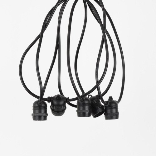 Feestverlichting LED Patio 10 kleur - 10 meter / 12 fittingen