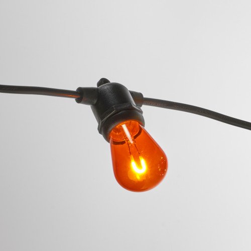 Feestverlichting LED Patio 10 kleur - 10 meter / 12 fittingen
