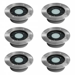 LED solar Grondspot Rond Puck solar set LED solar Grondspot Rond Puck solar set