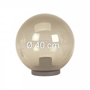 Tuinverlichting Bol fume Ø 40 incl. flens