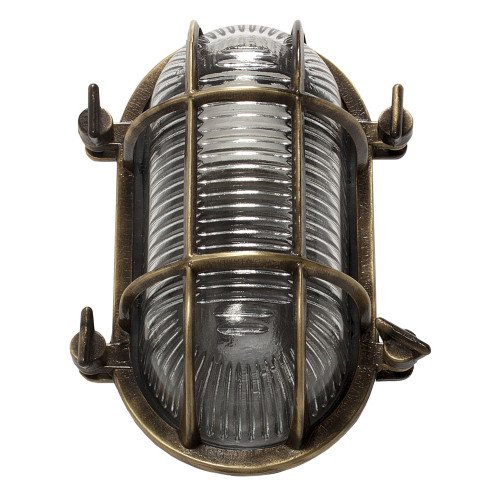Bronzen nautische scheepslamp 3