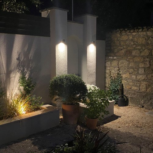 Borgo wandspot ruw aluminium (6687) - KS Verlichting