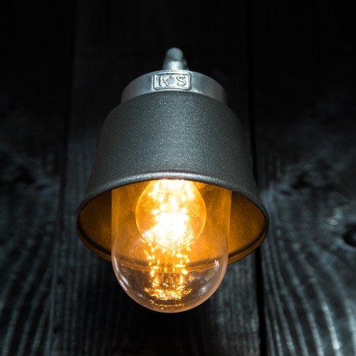 Wandlamp industrieel Antraciet