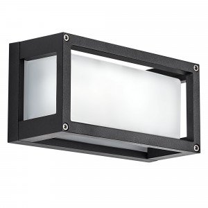 Moderne wandlamp Brick in zwarte kleur