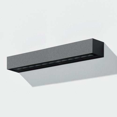 Buitenlamp Score XL up/down buitenverlichting zwart aluminium in moderne stijl