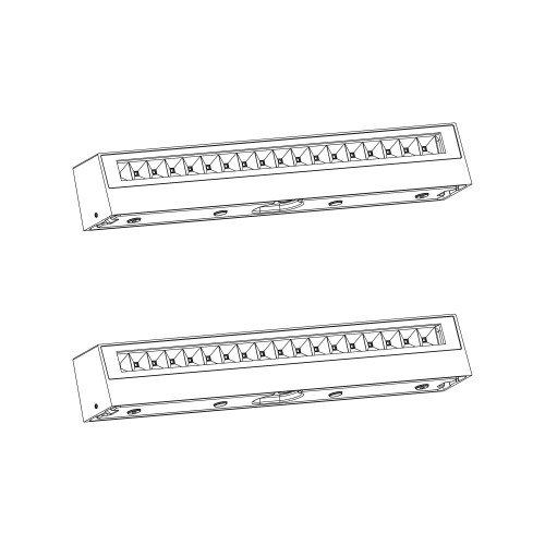 Buitenlamp Score XL up/down buitenverlichting zwart aluminium in moderne stijl