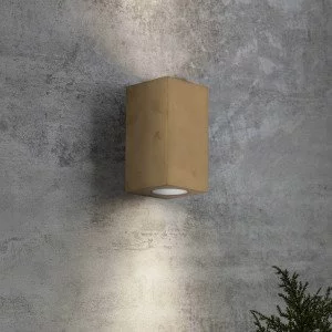 Up- en down wandlamp Levi in messing kleur