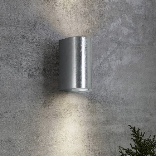 wandverlichting up en down noa verzinkt