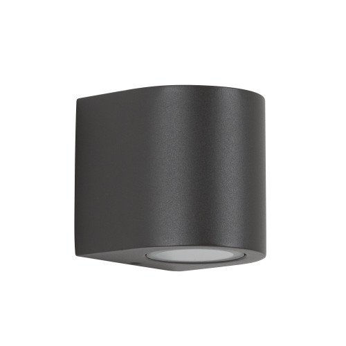 antraciet wandlamp up en down noa