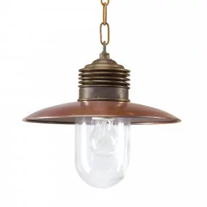 Hanglamp Ampère aan ketting Brons/koper (1197) - KS Verlichting - Stoer & Industrieel