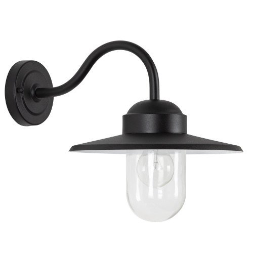 buiten verlichting - Dolce Retro Zwart wandlamp - Buitenlamp KS Verlichting met slimme led wifi lamp